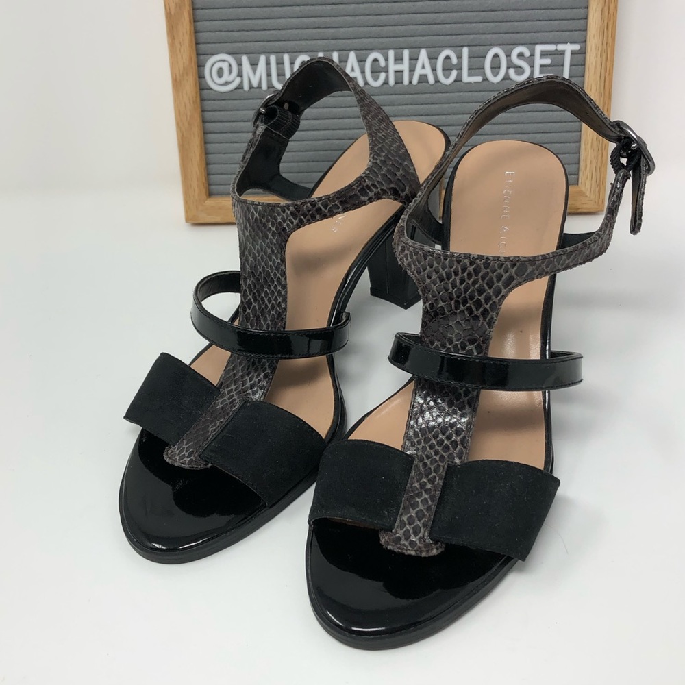 Etienne Aigner | Rhonda Strappy Heel Black & Multi size 8.5
